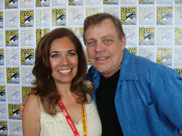 Mark Hamill and Suzette Valle Comic-Con 2012. Photo S. Valle.