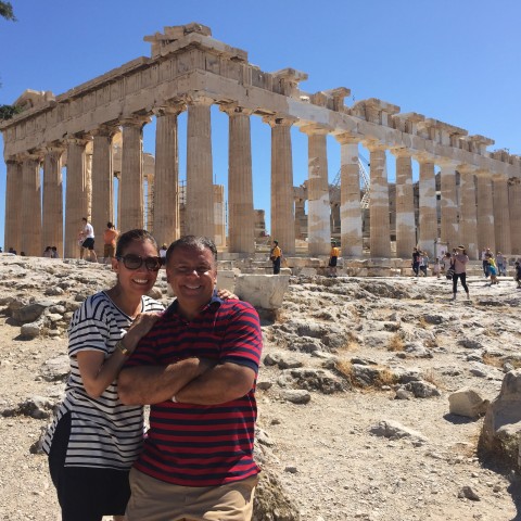 Acropolis and Parthenon. Athens, Greece. 