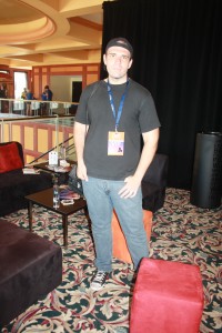 David Spaltro of Wanderign Cut Films is a Writer-Producer-Director based in New York who Connected with film students at SDFF 2012. Photo S. Valle