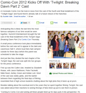 Twilight Cast Coronado Patch