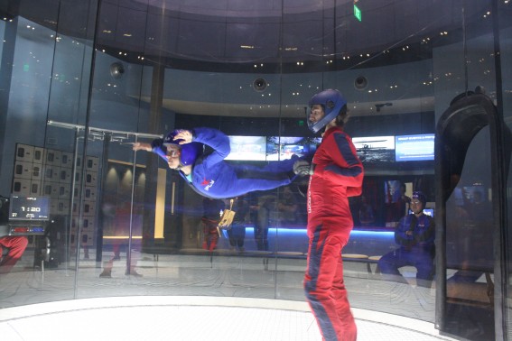 Here he is...flying! iFLY San Diego