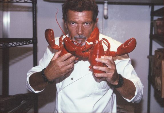 Antonio Banderas as the veteran Portuguese chef mentoring young Tony in Tony.