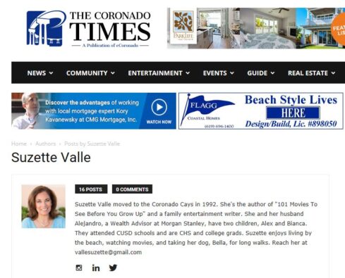 Coronado Times Author Page