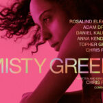Promotional image from A24's Misty Green, starring Rosalind Eleazar and Chris Rock.
