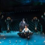 Isaiah Bailey as the Phantom and Jordan Lee Gilbert as Christine Daaé in The Phantom of the Opera 2026 North American Tour.