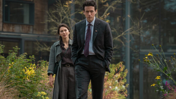 Jessica Henwick and Ashley Zukerman in "Silo," now streaming on Apple TV