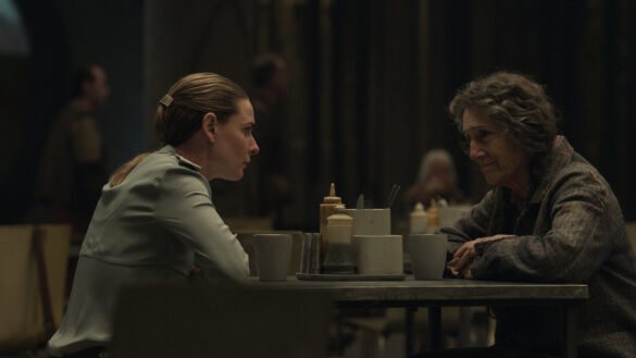 Rebecca Ferguson and Harriet Walter in "Silo," now streaming on Apple TV