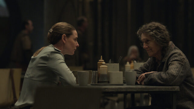 Rebecca Ferguson and Harriet Walter in "Silo," now streaming on Apple TV