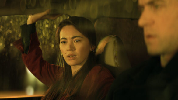 Daniel Keane and Helen realize their vehicle has been taken over by nanobots in the Before Times timeline.