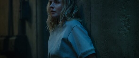 Juliette Nichols escapes through hidden tunnels with a nurse after fleeing the infirmary in Silo Season 3 Episode 4.