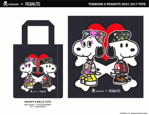 Snoopy and Belle tokidoki tote