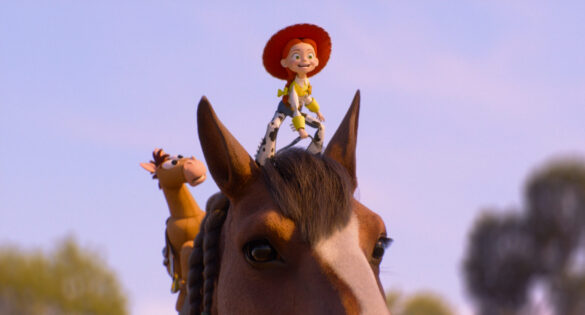 (L-R): Bullseye and Jessie in Disney and Pixar's TOY STORY 5. Photo courtesy of Pixar. © 2026 Disney/Pixar. All Rights Reserved.